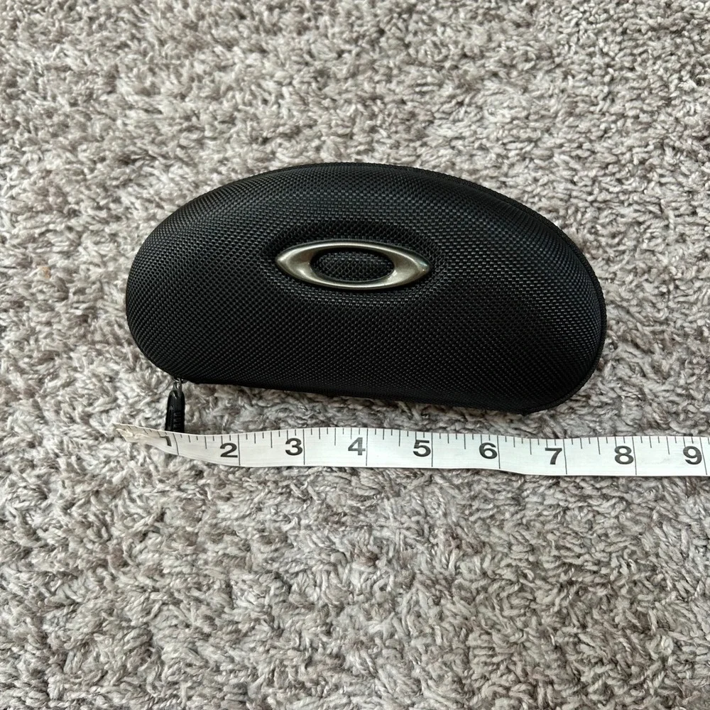 Oakley Soft Vault Sunglass Case Black Ballistic Nylon Zippered Hard Shell Case